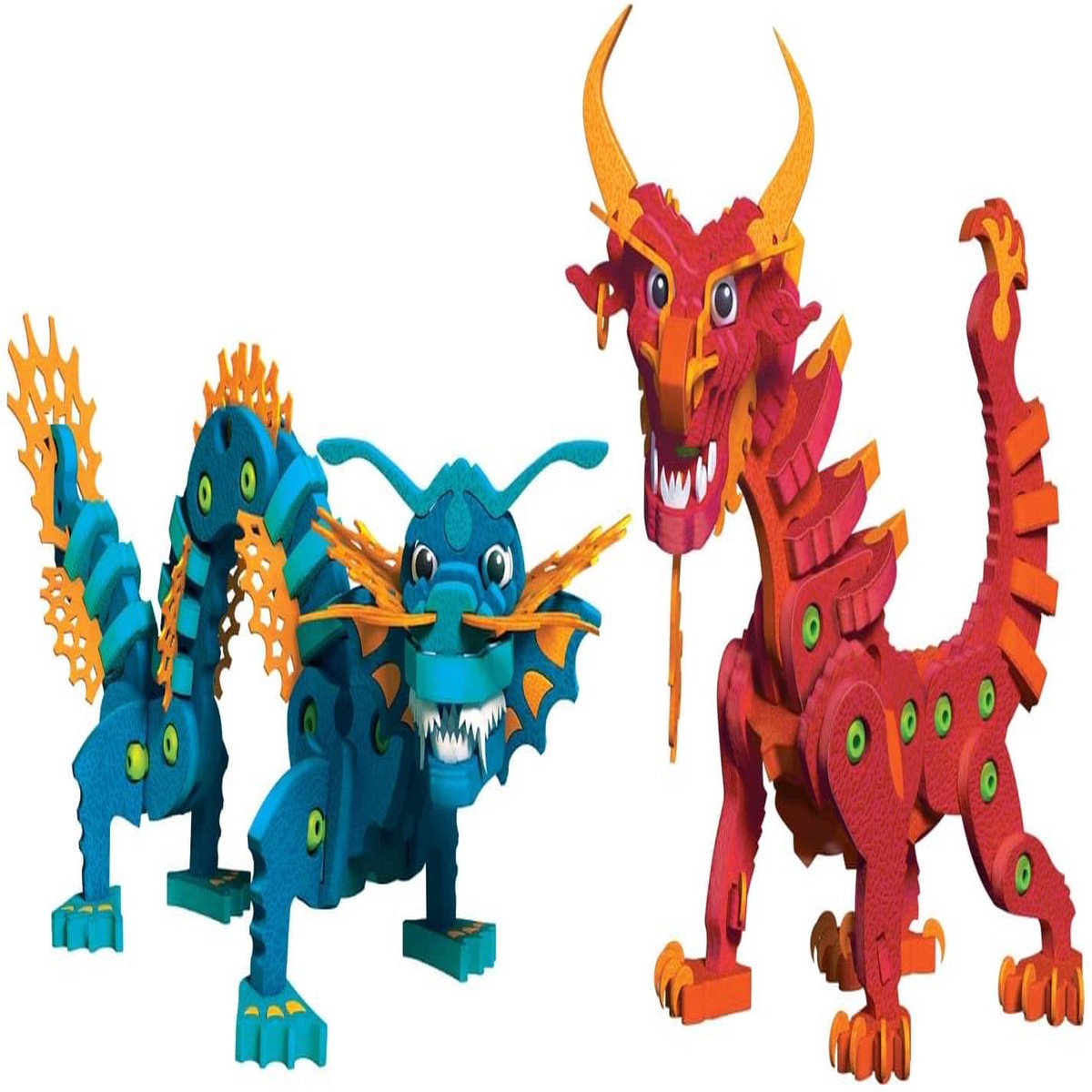 bloco-235-piece-construction-set-aqua-pyro-dragons